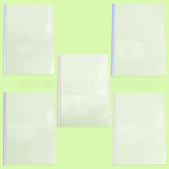 10色のプラスチックファイルフォルダー5個  シート ドキュメント オーガナイザー  長方形  ミックスカラー  306x223x0.2mm  2個/カラー&nbsp;AJEW-CP0008-81
