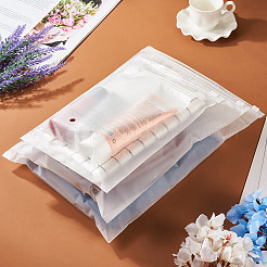 32Pcs 4 Styles Frosted PE Jewelry Zip Top Storage Bags&nbsp;ABAG-TA0001-30