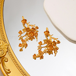 Brass Stud Earrings&nbsp;EJEW-I324-01G