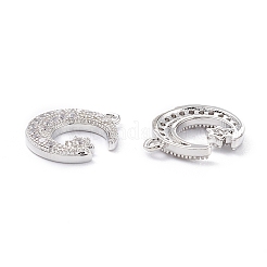 Rack Plating Brass Micro Pave Cubic Zirconia Pendants&nbsp;LS-ZIRC-C026-05P