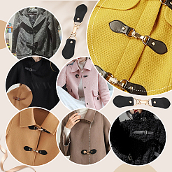 6Pcs Zinc Alloy & Imitation Leather Toggle Buckle&nbsp;AJEW-PH0006-48B