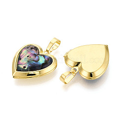 Brass Locket Pendants&nbsp;KK-T073-66