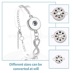 18Pcs 3 Style Alloy Snap Button&nbsp;FIND-FH0006-36