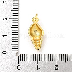 ラックメッキ真鍮チャーム  丸カン付き  長持ちメッキ  カドミウムフリー＆鉛フリー  吹き出物  18KGP本金メッキ  18x8.5x4.5mm  穴：3mm&nbsp;KK-Z048-06-01G