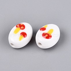 Handmade Porcelain Ceramic Beads&nbsp;PORC-Q005-07B