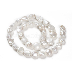 Natural Baroque Pearl Keshi Pearl Beads Strands&nbsp;PEAR-K004-33