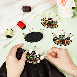 Eye Shape Rhinestone & Sequin Beaded Appliques&nbsp;PATC-FG0001-27