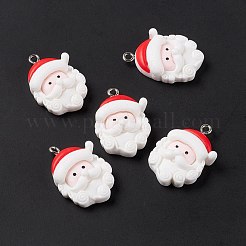Christmas Theme Opaque Resin Pendants&nbsp;FIND-E025-14