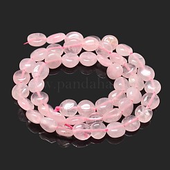 Natural Rose Quartz Nuggets Beads Strands&nbsp;G-J335-19