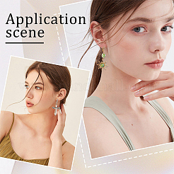 12Pcs Brass Huggie Hoop Earring Findings&nbsp;KK-CN0003-37