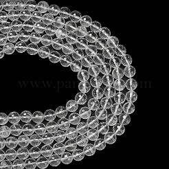Natural Quartz Crystal Beads Strands&nbsp;G-C280-B14-12mm