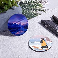 Rubber Coasters&nbsp;AJEW-SZ0001-85