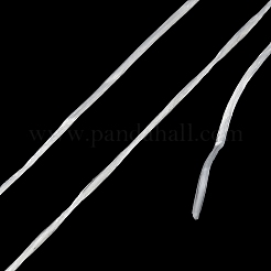 フラット弾性クリスタルストリング  ビーズスレッド  ホワイト  0.8mm  約5.47ヤード（5m）/ロール&nbsp;FB-CBA16DD-01B