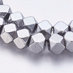 Electroplate Non-magnetic Synthetic Hematite Bead Strands&nbsp;G-K237-15E