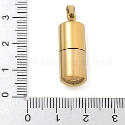 304 Stainless Steel Openable Urn Ashes Pendants&nbsp;STAS-M084-05A