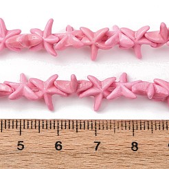 Synthetic Turquoise Dyed Beads Strands&nbsp;G-B184-C03-01