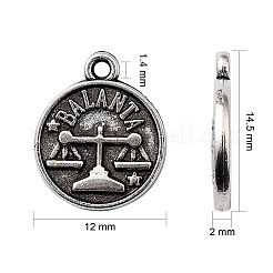 Tibetan Style Alloy Charms&nbsp;TIBE-YW0001-17AS-LF