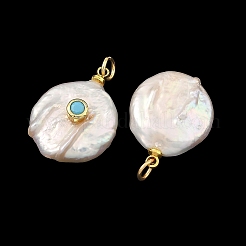 Natural Baroque Keshi Pearl Pendants&nbsp;PALLOY-JF05957