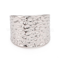 Non-Tarnish 304 Stainless Steel Open Cuff Ring&nbsp;RJEW-C025-27P