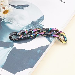 Handmade Opaque Acrylic Twisted Chains&nbsp;AJEW-JB00934