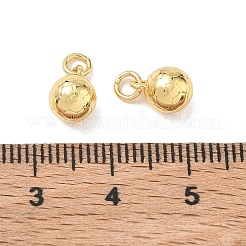 真鍮製チャーム  サッカーのチャーム  18KGP本金メッキ  8.5x6mm  穴：2.5mm&nbsp;KK-E797-05G