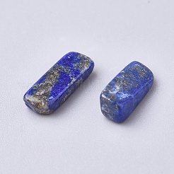 ガラス希望ボトル  ペンダント装飾用  ラピスラズリチップビーズとコルクストッパー  22x71mm&nbsp;DJEW-L013-A17