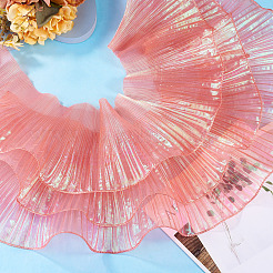 5 Yards Polyester Ruffled Ribbon&nbsp;OCOR-TA0004-06A