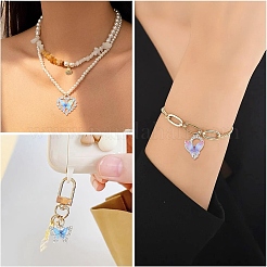 10Pcs 10 Styles Alloy with Rhinestone Pendants&nbsp;FIND-YW0009-49