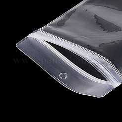 長方形の透明なEVAジップトップギフトバッグ  トップシールバッグ  透明  14.5x13x0.03cm&nbsp;OPP-T003-02C-05