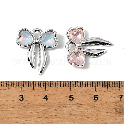 UV Plating Alloy Glass Pendants&nbsp;FIND-K032-20P