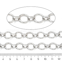 Rack Plating Brass Oval Link Chains&nbsp;CHC-N009-01P