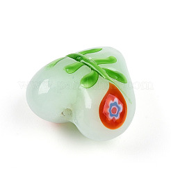 Handmade Bumpy Millefiori Glass Beads&nbsp;LAMP-N024-42E