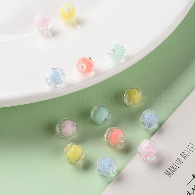Transparent Acrylic Beads&nbsp;X-TACR-S152-17A-1