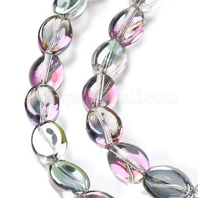 Electroplate Glass Beads Strands&nbsp;EGLA-B005-01A-FR04-1