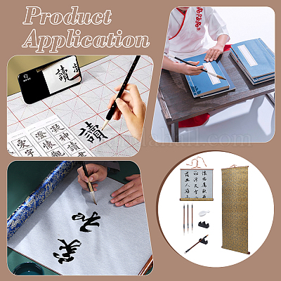 中国書道練習キット 水書きマジッククロスを含む 中国の書道ブラシペン
