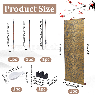 中国書道練習キット 水書きマジッククロスを含む 中国の書道ブラシペン