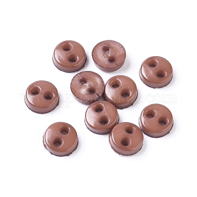Nylon Tiny Button&nbsp;BUTT-WH0014-28G-1
