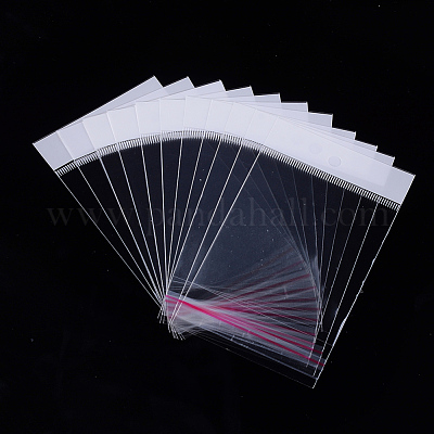 セロハンのOPP袋  長方形  透明  14x8cm  一方的な厚さ：0.045mm  インナー対策：8.8x8のCM&nbsp;OPC-S020-01B-1