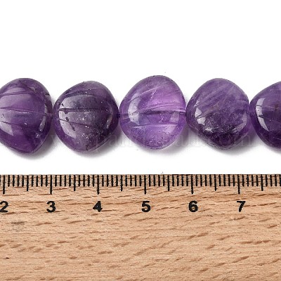 Natural Amethyst Carved Beads Strands&nbsp;G-H339-A07-01B-1