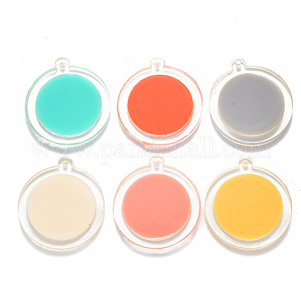 Cellulose Acetate(Resin) Pendants KY-R017-24-1