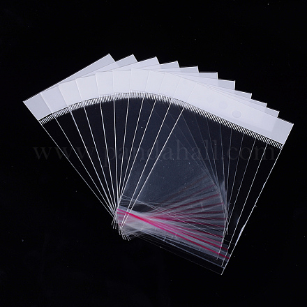 セロハンのOPP袋  長方形  透明  14x8cm  一方的な厚さ：0.045mm  インナー対策：8.8x8のCM&nbsp;OPC-S020-01B-1