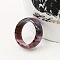 Acrylic Finger Rings, Ring, Old Rose, US Size 7(17.3mm)