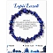 Natural Lapis Lazuli Chips Beaded Stretch Bracelets, 7-1/2 inch(19cm)