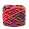 Soft Crocheting Polyester Yarn, Thick Knitting Yarn for Scarf, Bag, Cushion Making, Segment Dyed, Colorful, 7mm, about 43.74 Yards(40m)/Skein
