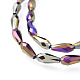 Electroplate Glass Beads Strands&nbsp;X-EGLA-L015-FP-A02-2