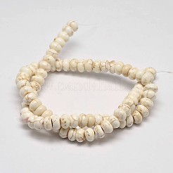Rondelle Natural Magnesite Beads Strands&nbsp;G-M138-29