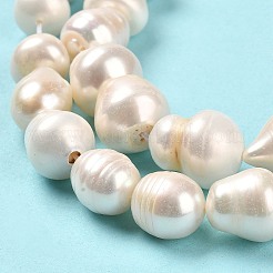 Natural Cultured Freshwater Pearl Beads Strands&nbsp;PEAR-E016-108
