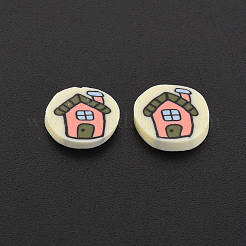 Handmade Polymer Clay Cabochons&nbsp;CLAY-N006-137