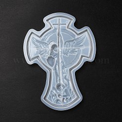 Cross DIY Jewelry Plate Silicone Molds&nbsp;DIY-P074-03