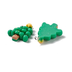 Christmas Theme Opaque Resin Pendants&nbsp;FIND-E025-15